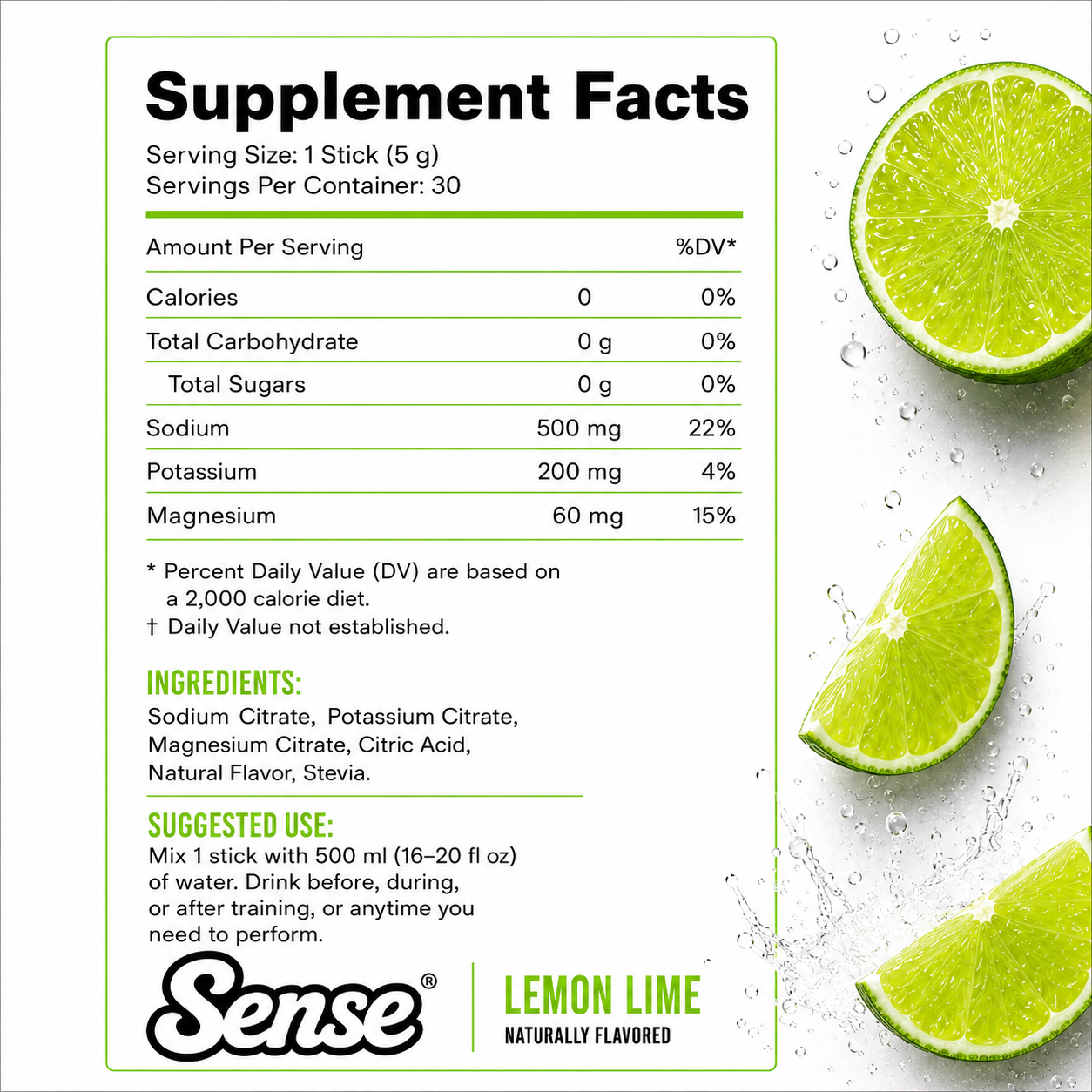 SENSE HYDRATION® STICKS 30-PACK